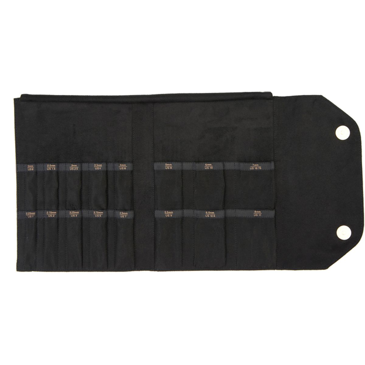 Coal Collection - strikkepinnemappe for strømpepinner.