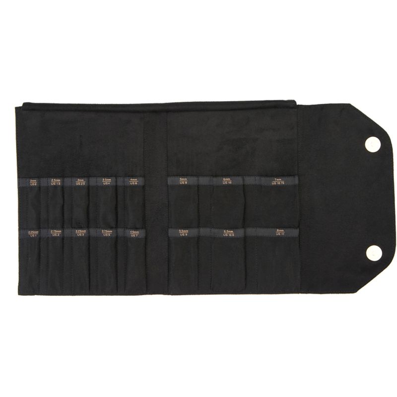 Coal Collection - strikkepinnemappe for strømpepinner.