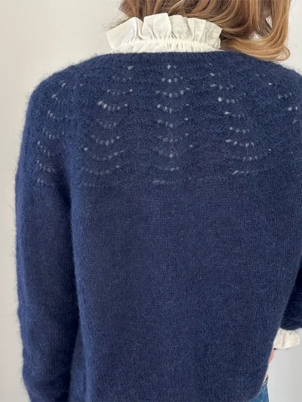 Le Knit Peacock Cardigan fine