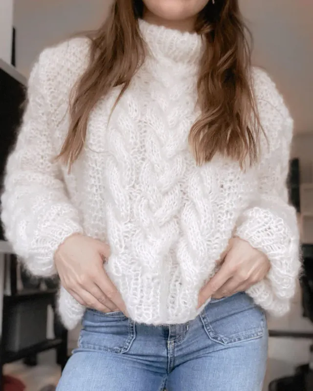 Runastrikk Decembersweater