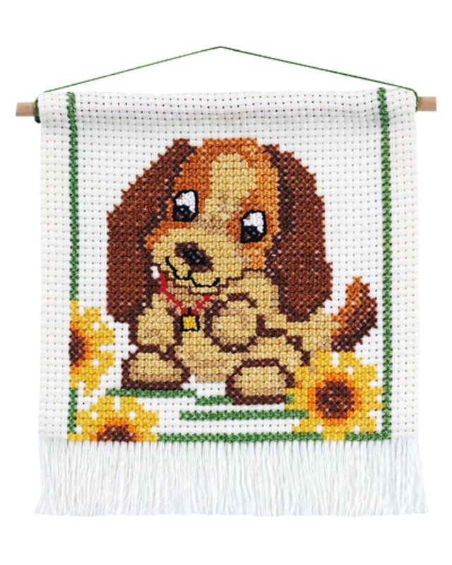 Hund kit 16x18cm